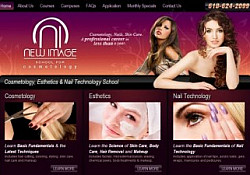 St. Louis Web Design for New Image Cosmetology School