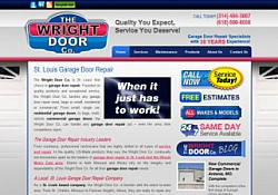 St. Louis Web Design for Amazing Garage Door Repairmen