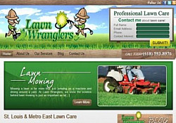 St. Louis Web Design for Lawn Wranglers