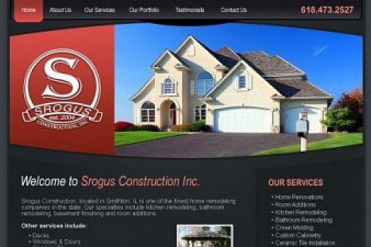 St. Louis Web Design for Srogus Construction Inc.