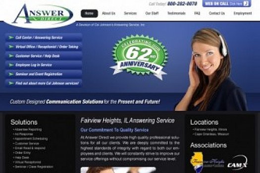 St. Louis Web Design for Answer Direct
