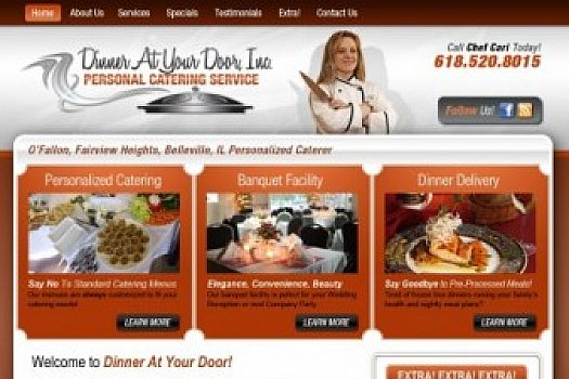 St. Louis Web Design for Dinner At Your Door, PCS