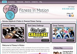 St. Louis Web Design for Fitness In Motion