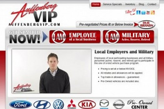 St. Louis Web Design for Auffenberg Dealer Group